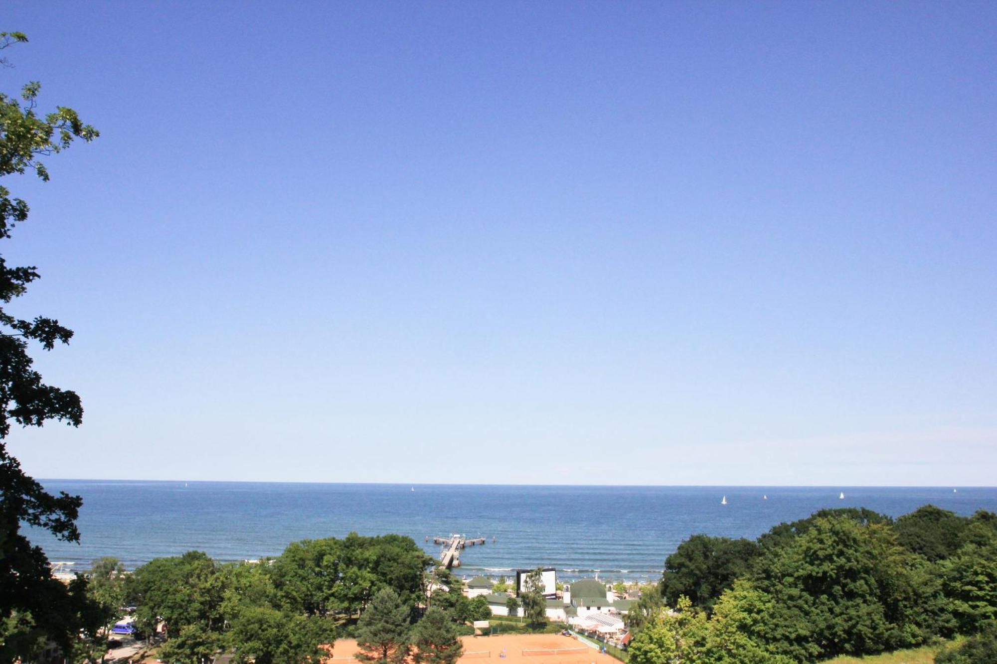 Balkon, Gratis Nutzung Vom Ahoi Erlebnisbad Und Sauna In Sellin - Villa Karola Fewo 09 奥斯特巴德·哥伦 外观 照片